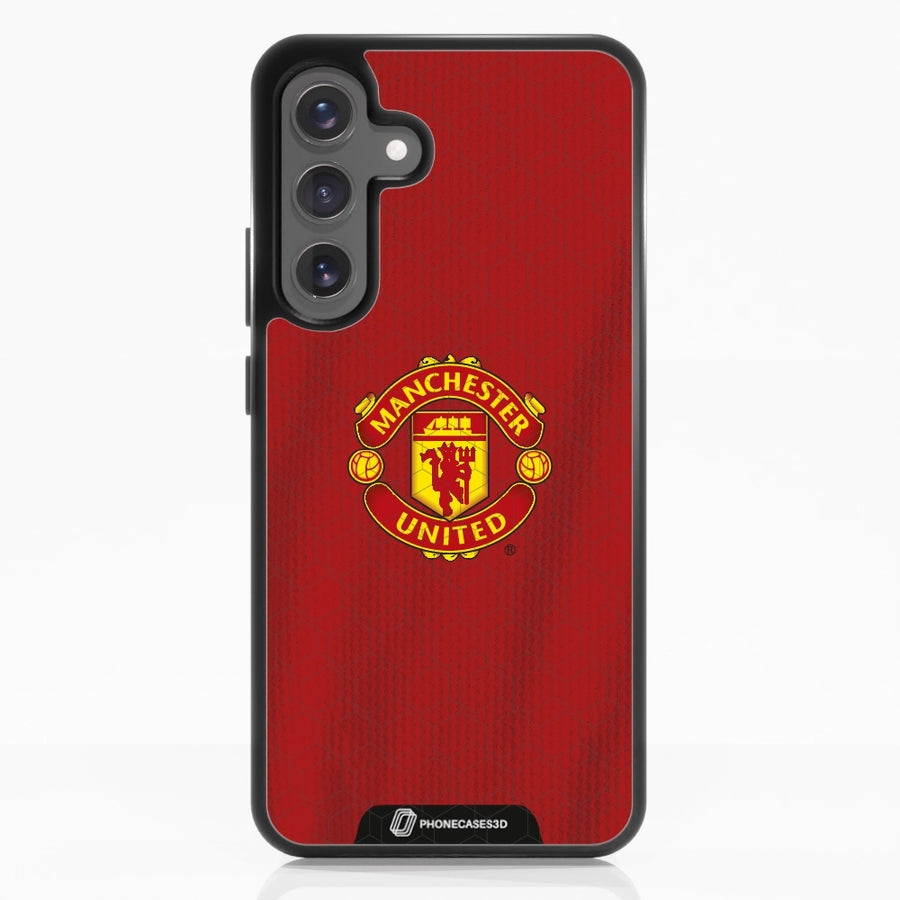 Manchester United Offisielt 3D Mobildeksel – Rød Skjorte Design