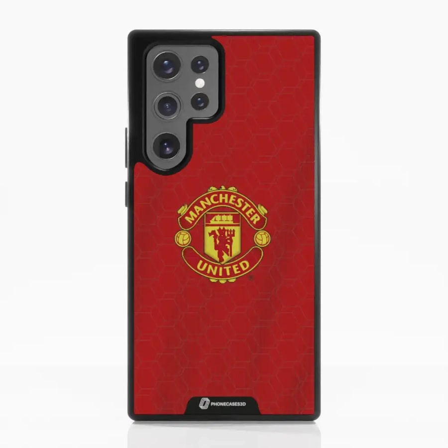 Funda de Teléfono 3D Oficial de Manchester United – Diseño de Camiseta Roja