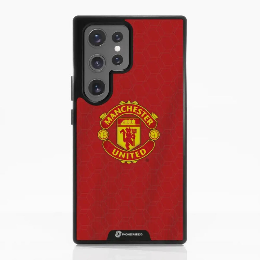 Manchester United Official 3D Phone Case Design red shirt