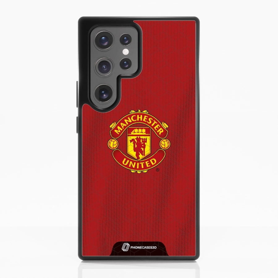 Manchester United Offisielt 3D Mobildeksel – Rød Skjorte Design