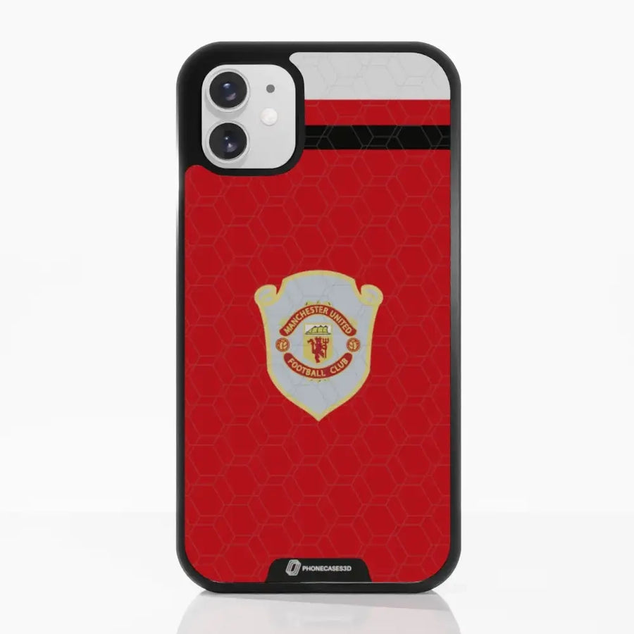 Manchester United Official 3D Phone Case Design Retro red shirt