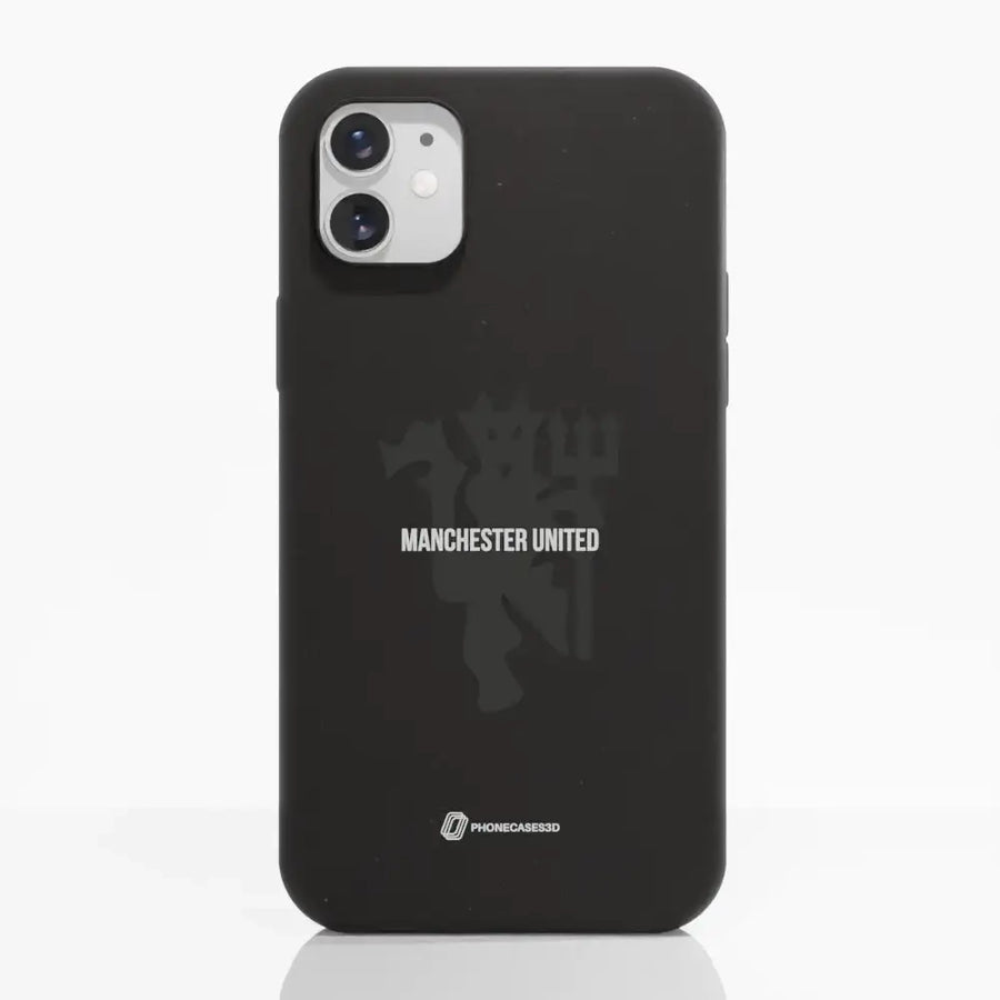 Manchester United Official Compostable Phone Case black devil