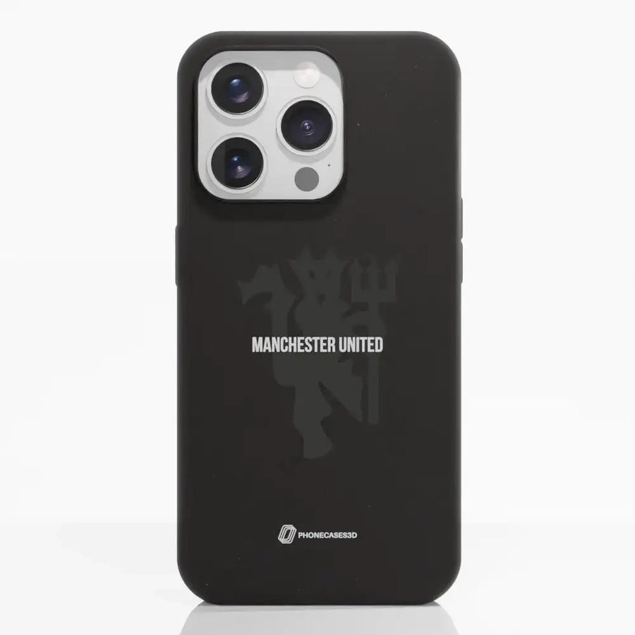 Funda de Teléfono Compostable Oficial de Manchester United – Diablo Negro
