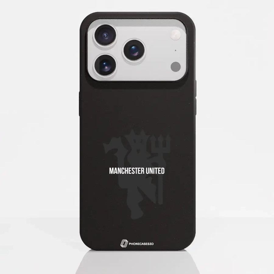 Manchester United Official Phone Case Made with Fibriva™ black devil