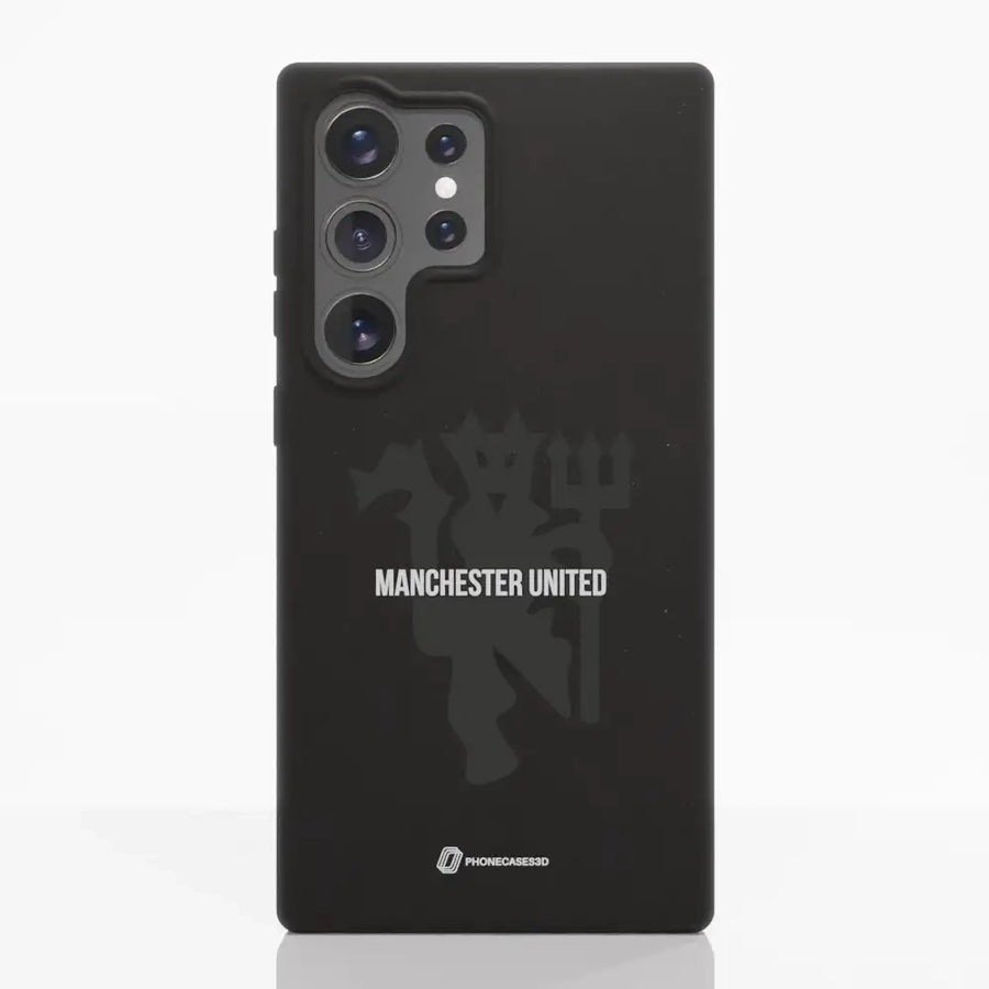 Manchester United Official Compostable Phone Case black devil