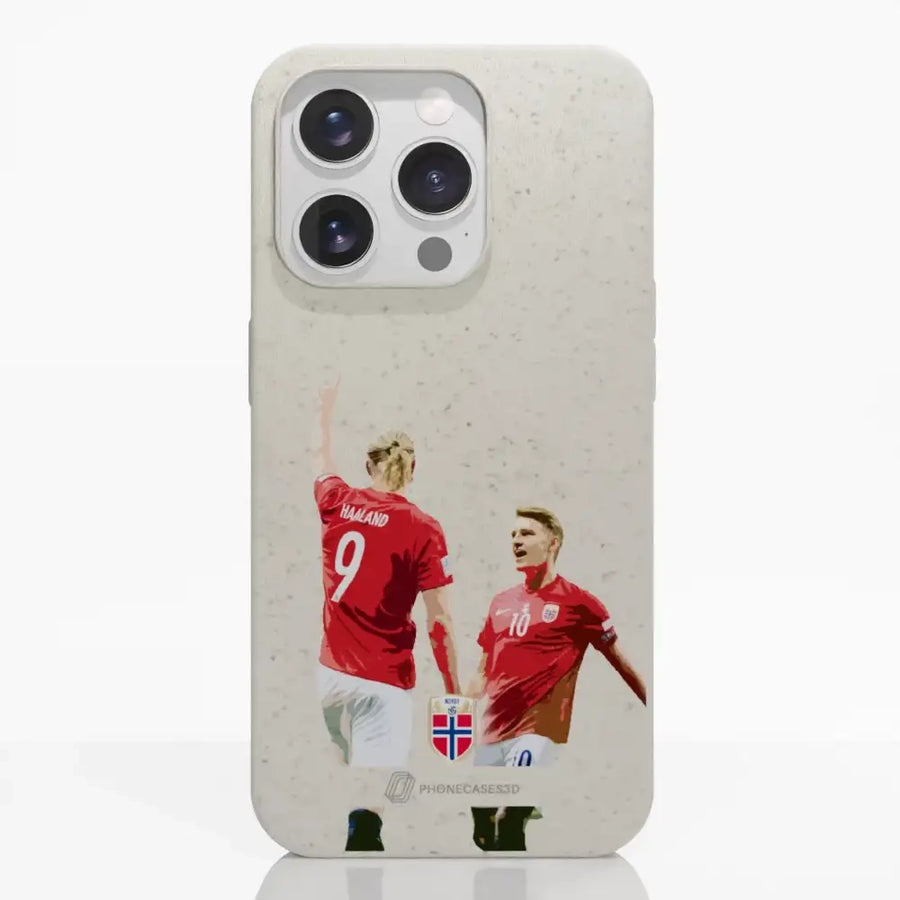 Norges Fotballforbund Official Compostable Phone Case Haaland-Odegaard