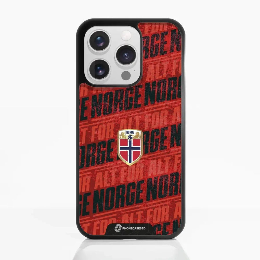 Norges Fotballforbund Offisielt 3D Deksler Design Alt for Norge Mønster