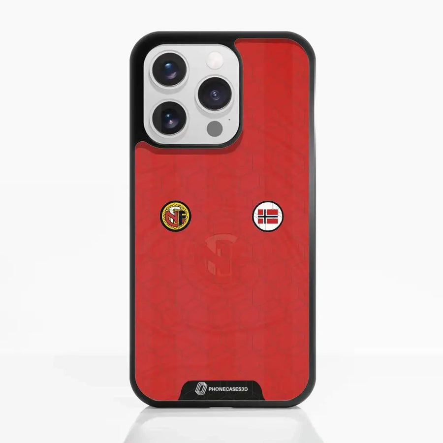 Norges Fotballforbund Official 3D Phone Case Design 98 Edition Shirt