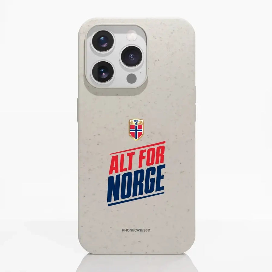 Norges Fotballforbund Official Compostable Phone Case Design Alt for Norge
