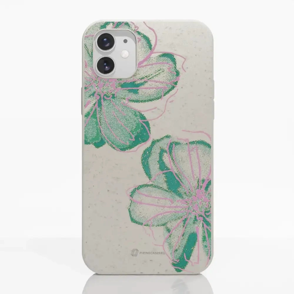 PC3D Fibriva™ Phone Case Design Double Line Flower