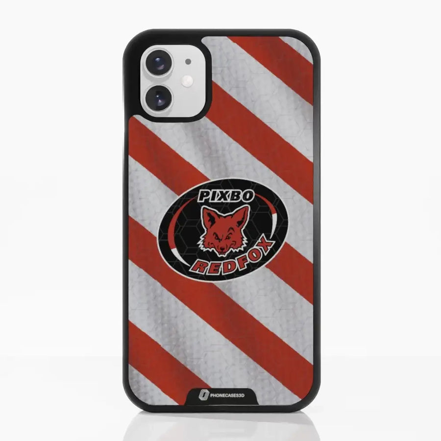 Pixbo Officiellt 3D Skal Design röda ränder