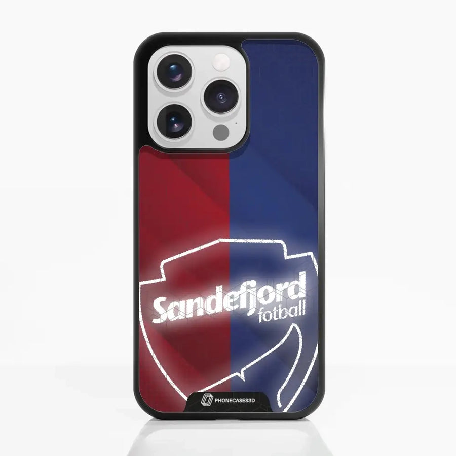 Sandefjord Fotball Official 3D Phone Case Design Shiny emblem