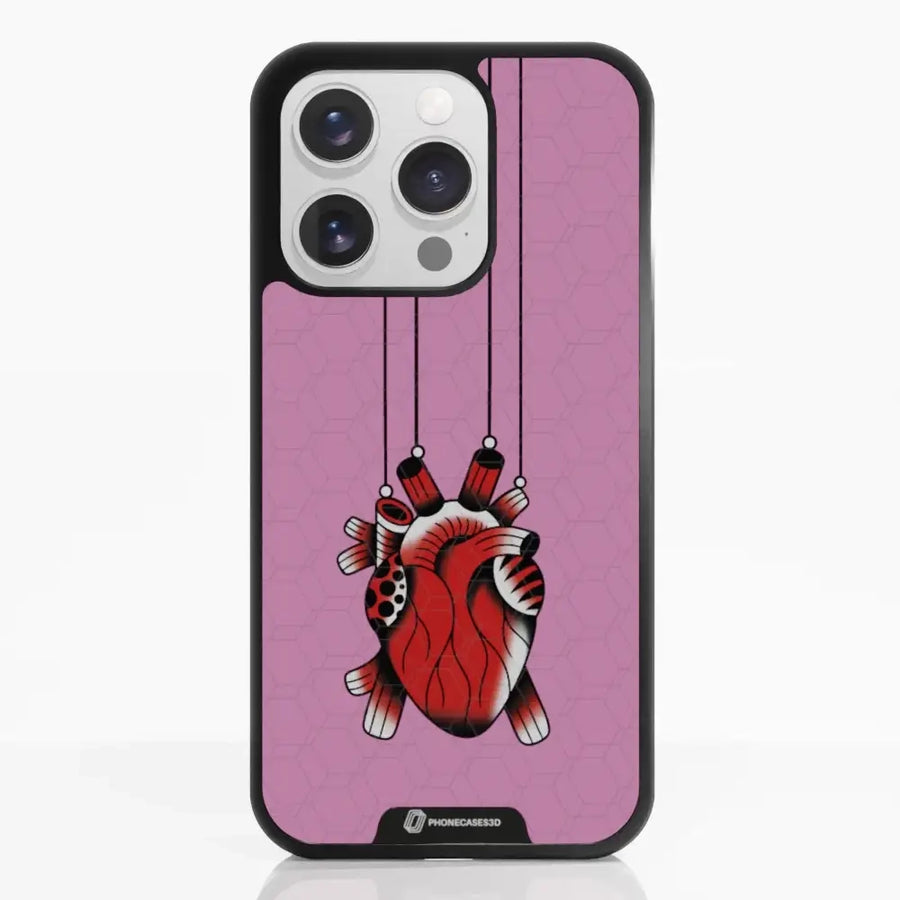 Funda de Teléfono 3D Oficial de Sinsentido – Corazón Colgante