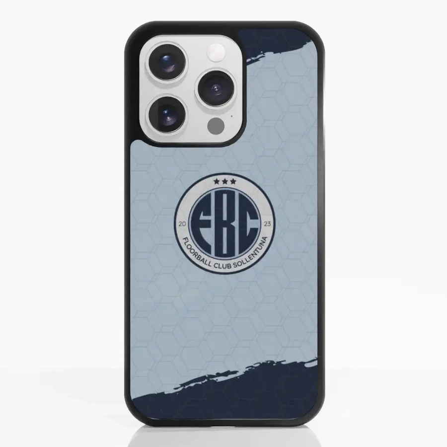 FBC Sollentuna 3D Phone Case Design dark blue brush strokes