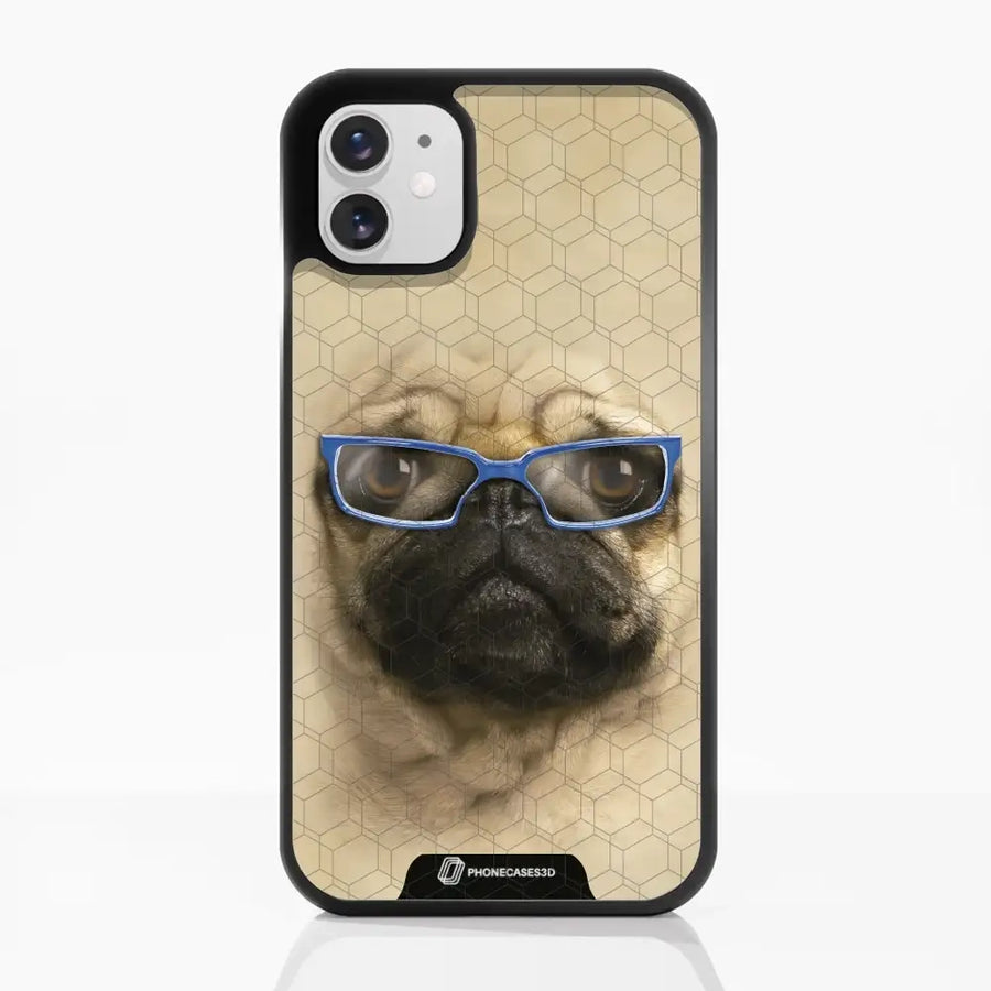 Vicent Hie Official 3D Phone Case Design Pug Glasses