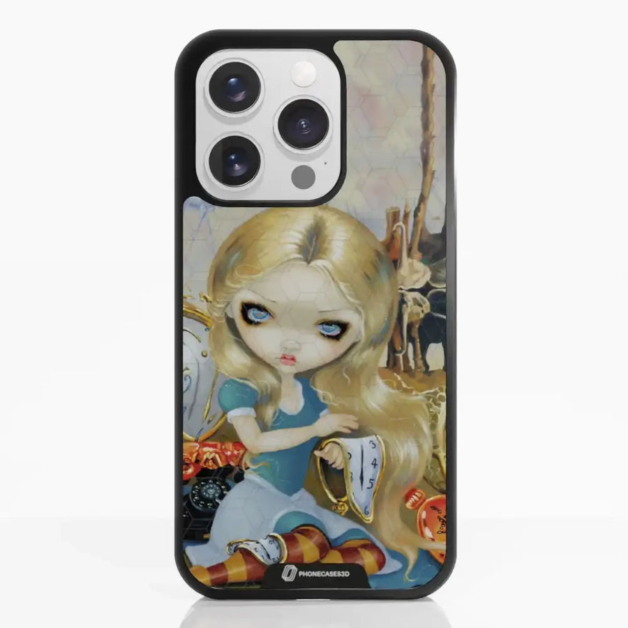 Funda de teléfono 3D oficial Jasmine Becket – Diseño Alice in a Dali Drea