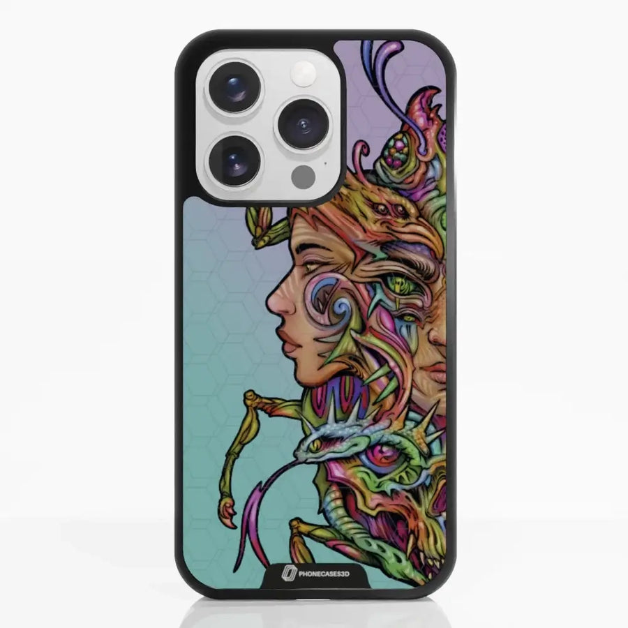 Visions Official 3D Phone Case Full Color Design Faces