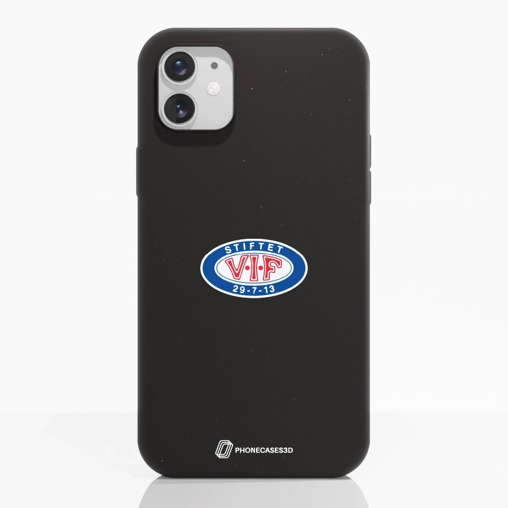 VIF Official Black Fibriva™ Phone Case Crest