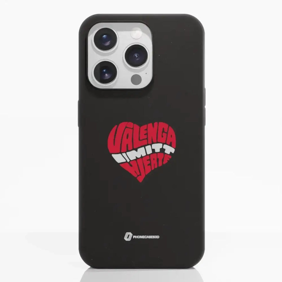 VIF Official Black Compostable Phone Case Heart Design