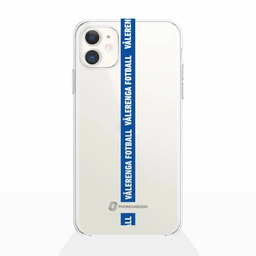 VIF Official Clear Phone Case Design vertical blue